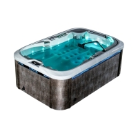 Two Person Whirlpool Spa Compact Couples Hot Tub for Garden