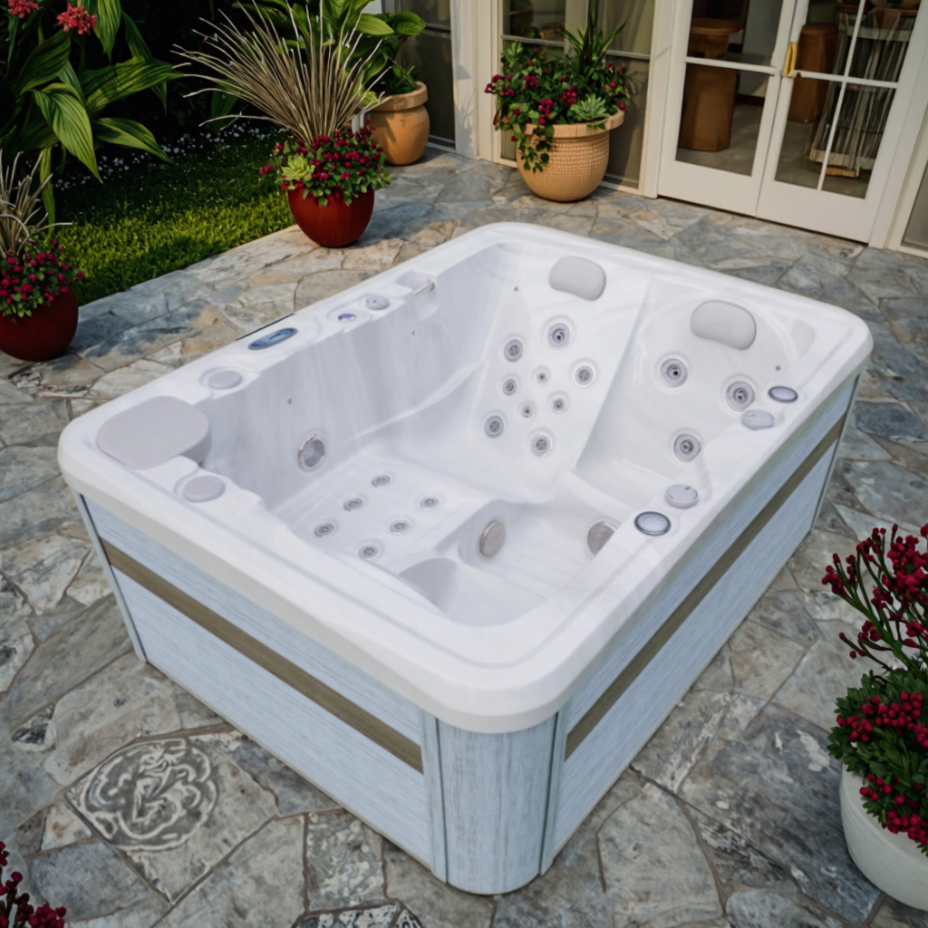 outdoor spa hot tub