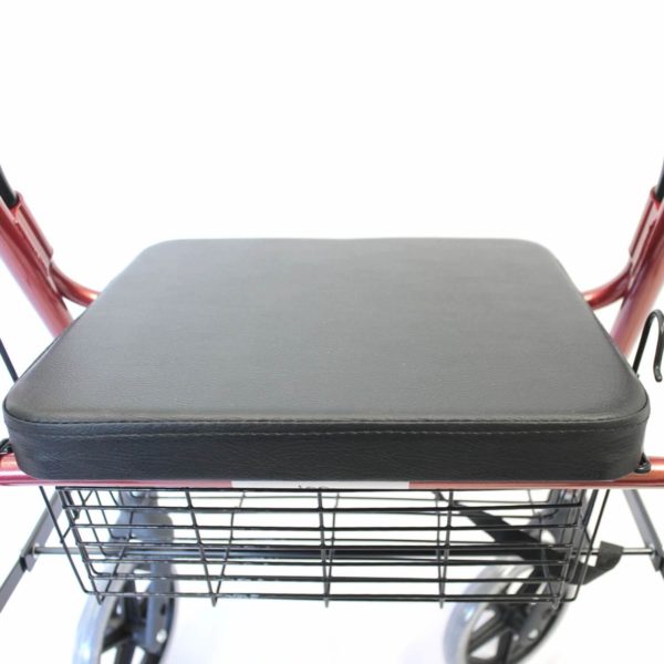 folding rollator walker with seat