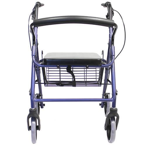 4 wheeled walker with seat