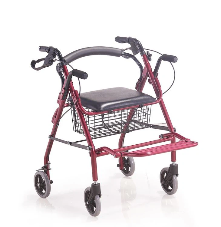 foldable walker with wheels