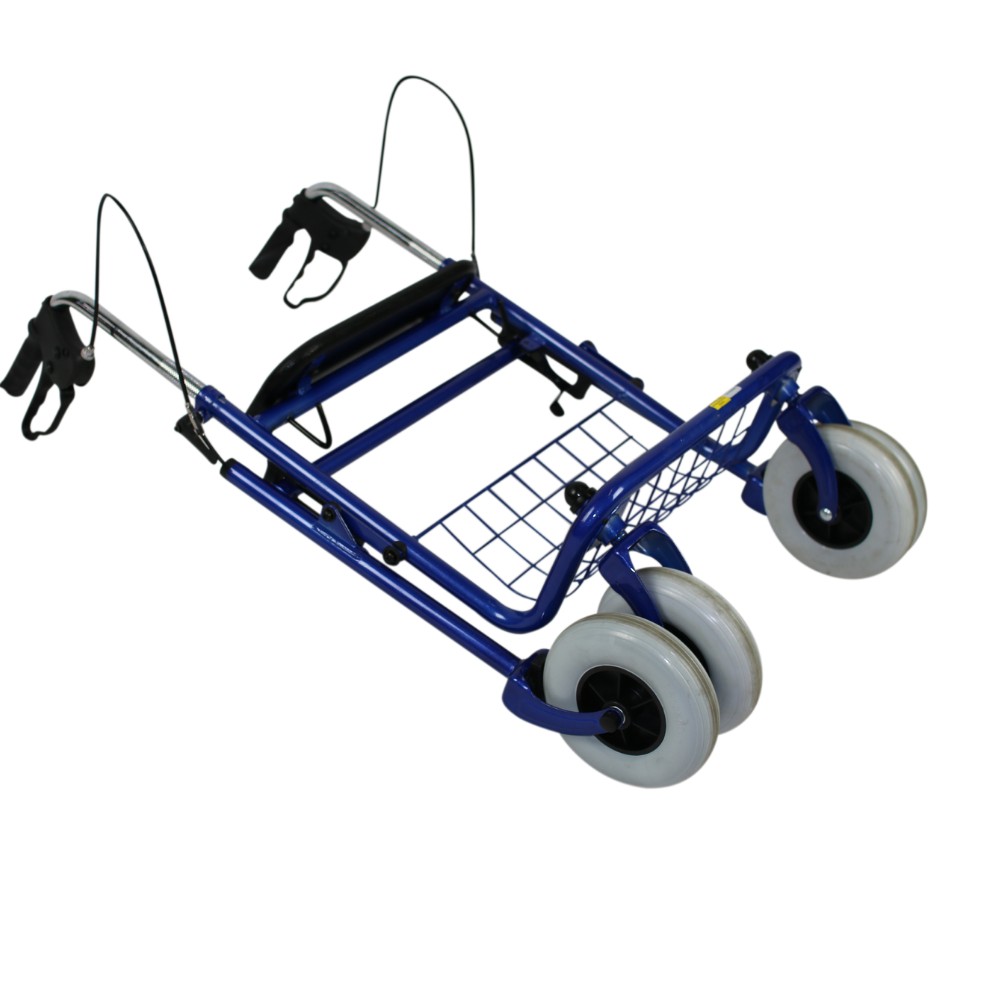 four wheel walker with seat