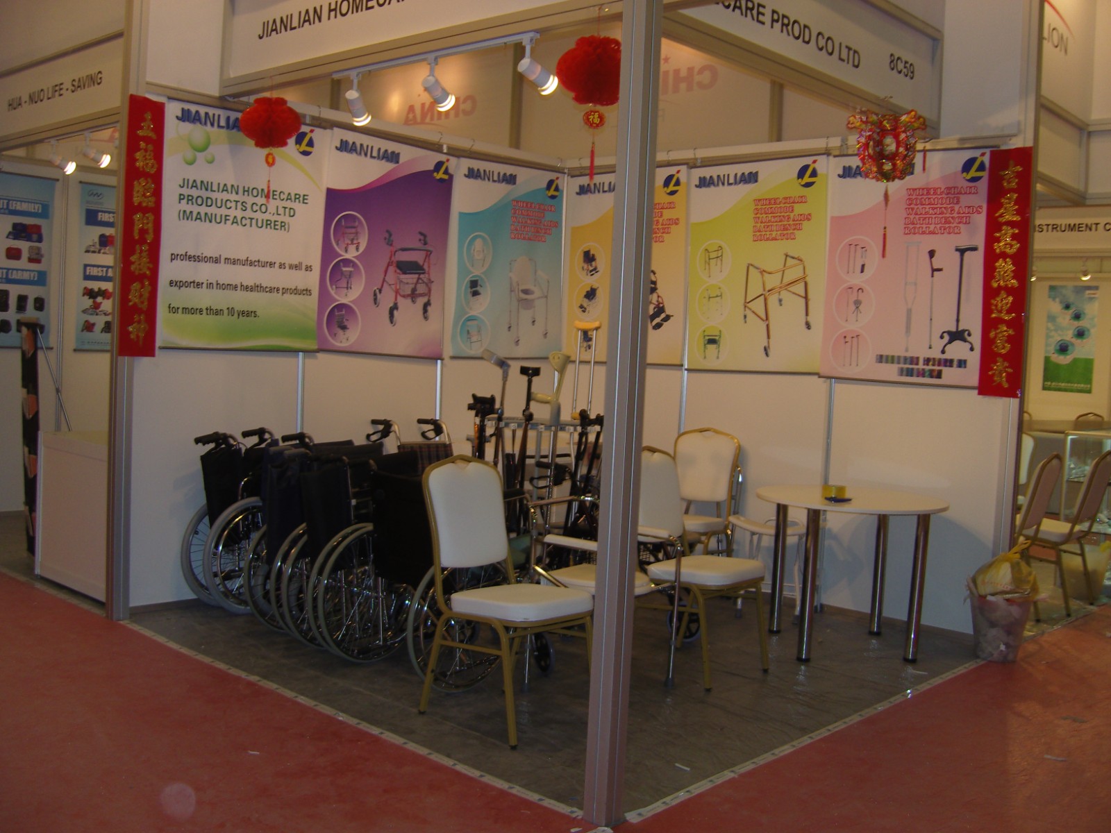 Wheelchairs are exported overseas
