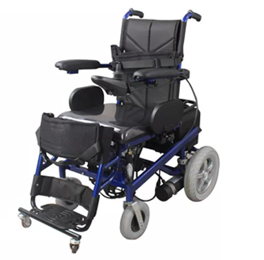Electric Folding Steel Wheelchair For The Disabled