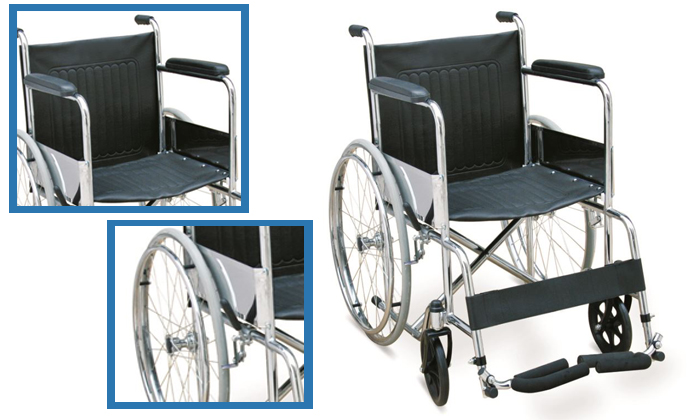 steel wheelchair