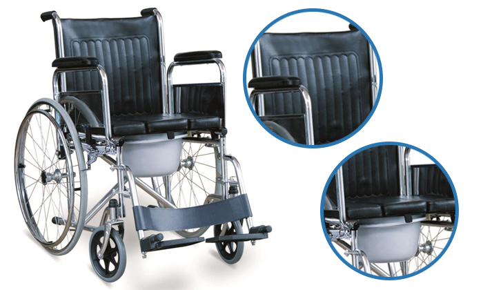 steel wheel chair