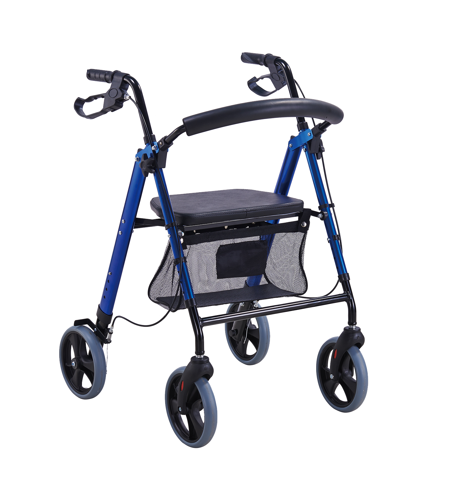 foldable walker with seat
