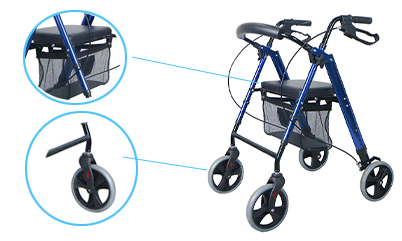 rollator medical walker