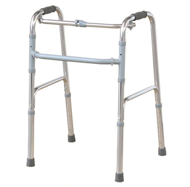 Adjustable Foldable Walker Aluminum Without Wheel