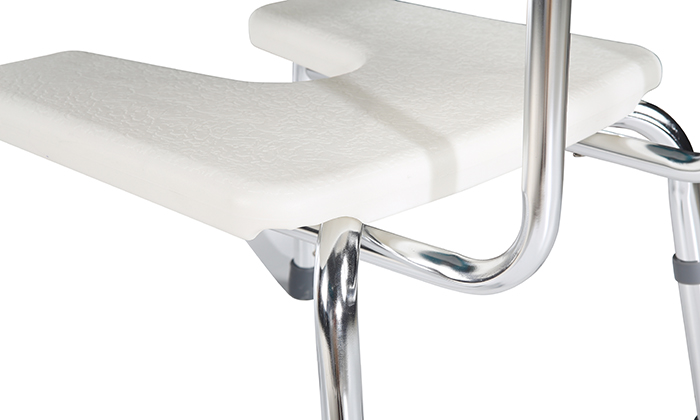 shower chair with backrest