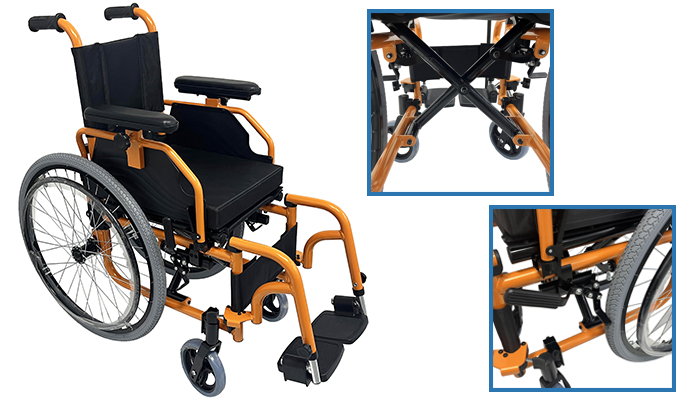 lightweight transport chair