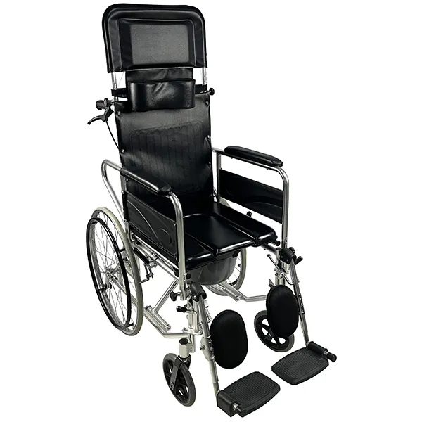 high-back commode chair