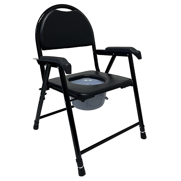 アーム付きトイレ用折りたたみシャワーチェアベッドサイド便器 