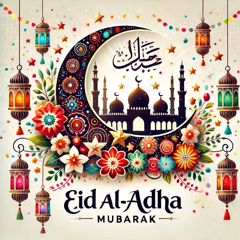 Binabati ang mga kliyente ng Middle Eastern ng isang Masaya at Malusog na Eid al-Adha