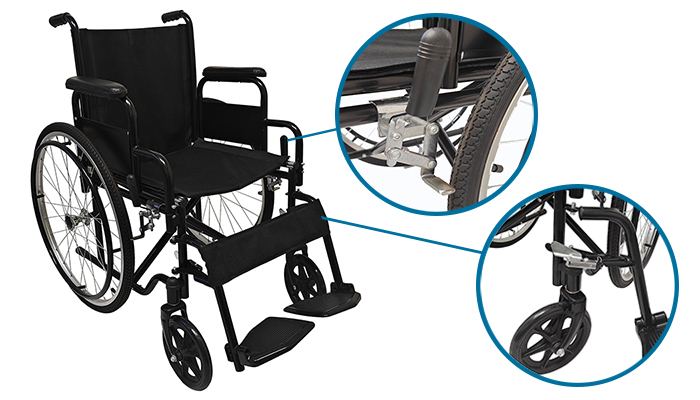 adult folding wheelchair