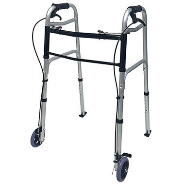 folding wheeled walker