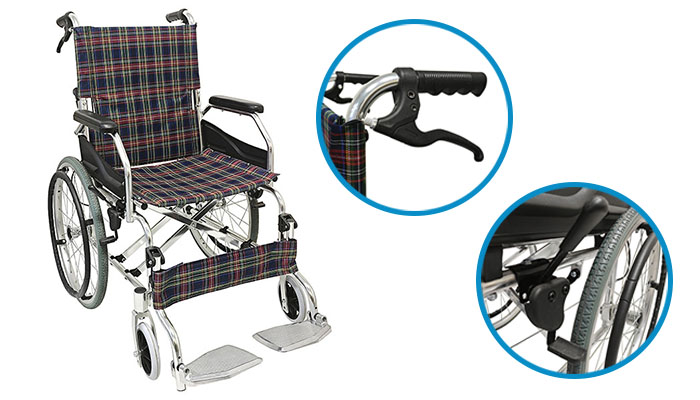 lightweight wheelchair foldable