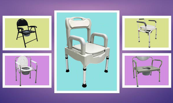 bedside toilet chair