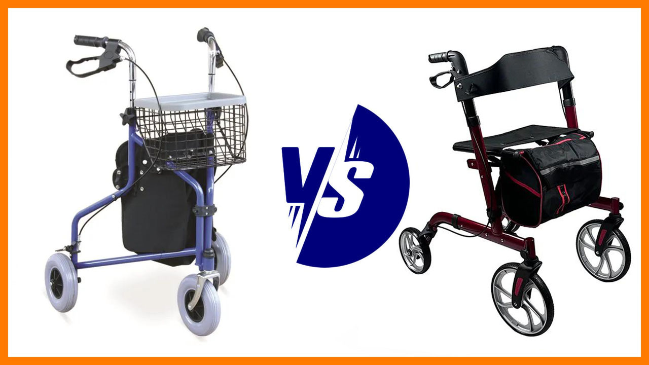three wheeled walker