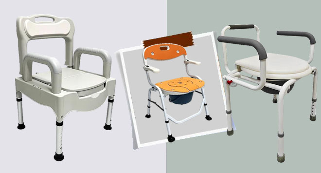 Commode chair: intimate na proteksyon ng buhay na kaginhawahan