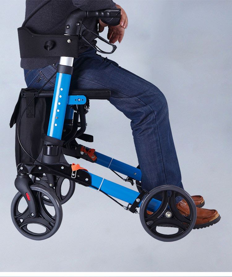rollator walker with seat