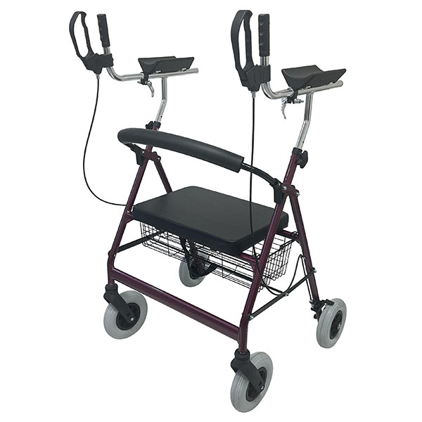 在庫一掃セール中！リカラーヴェルニ！超特価！ Dual Release Folding Walker with Wheels - McKesson