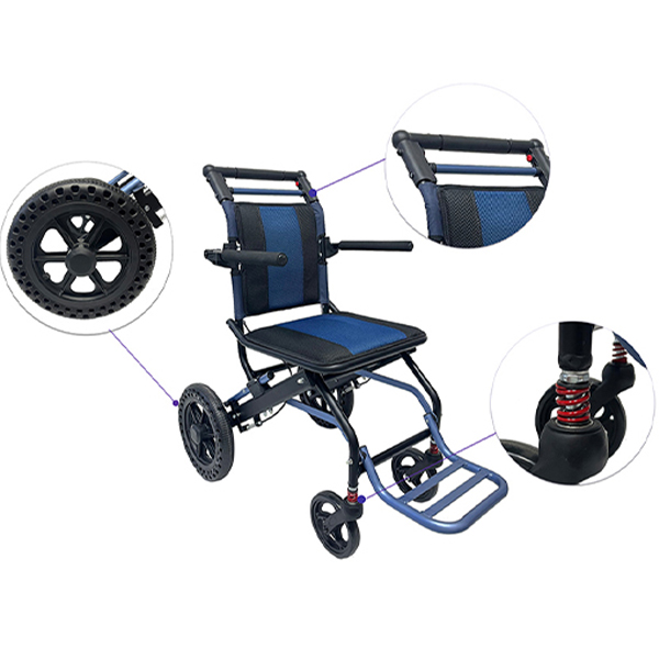 Portable Folding Transfer Wheelchair