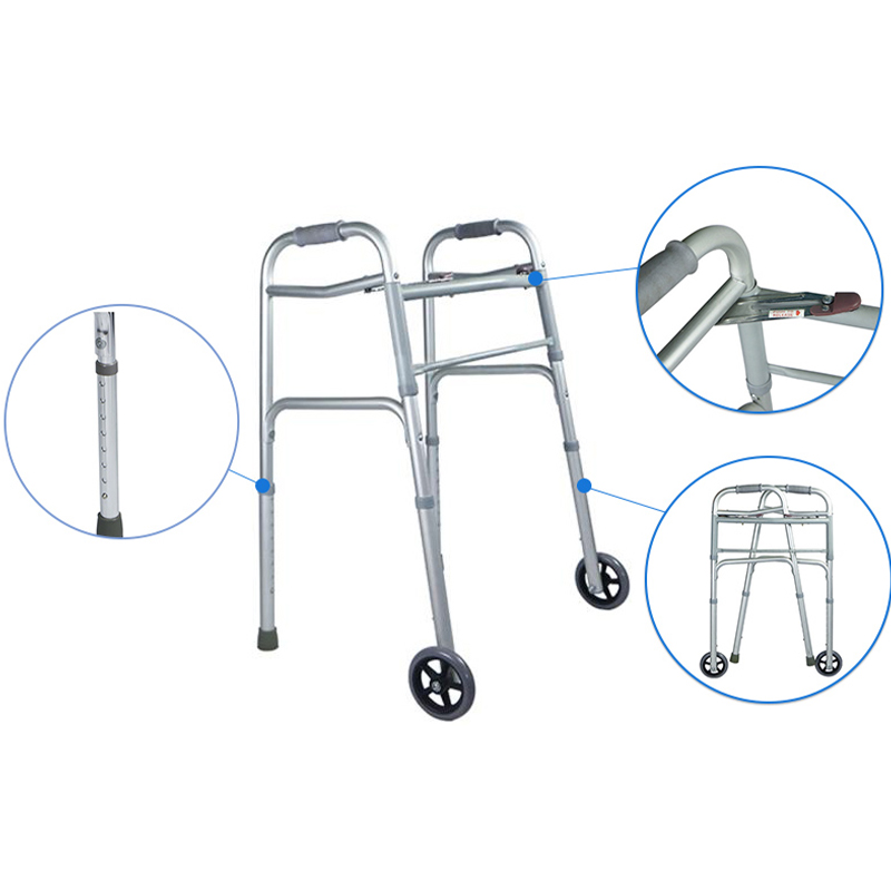 Aluminum Walkers With Wheels