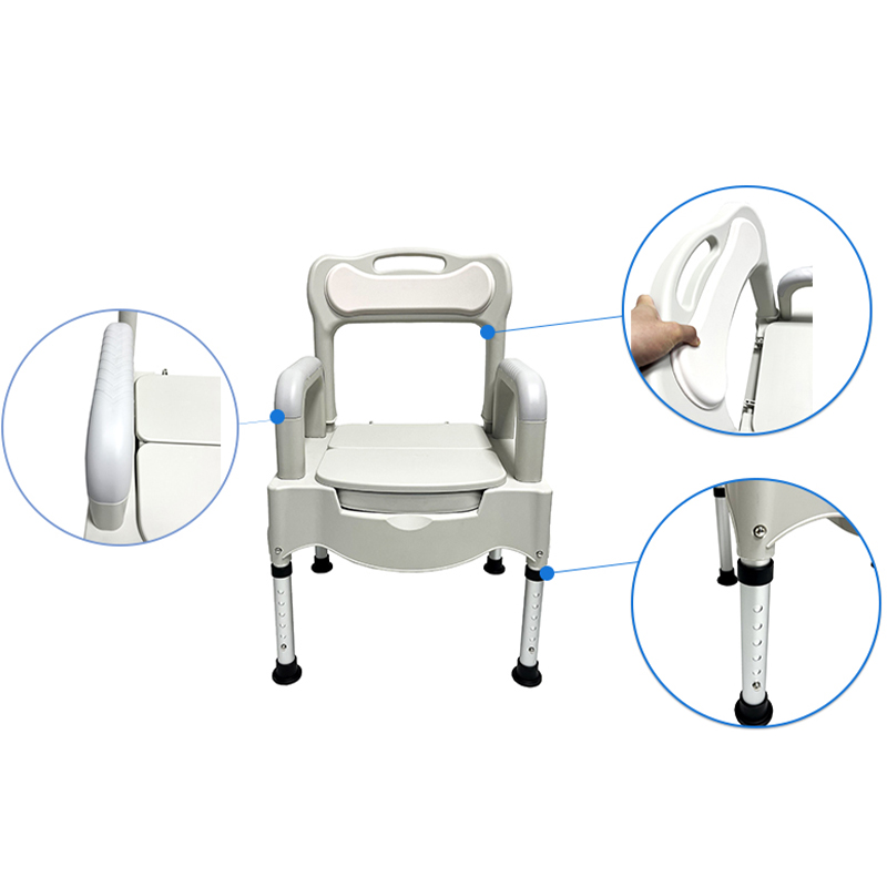 portable household toilet chair