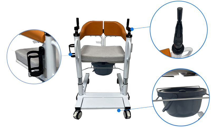 portable lift transfer chair
