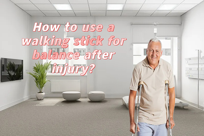 Как да използваме бастун за баланс след нараняване?