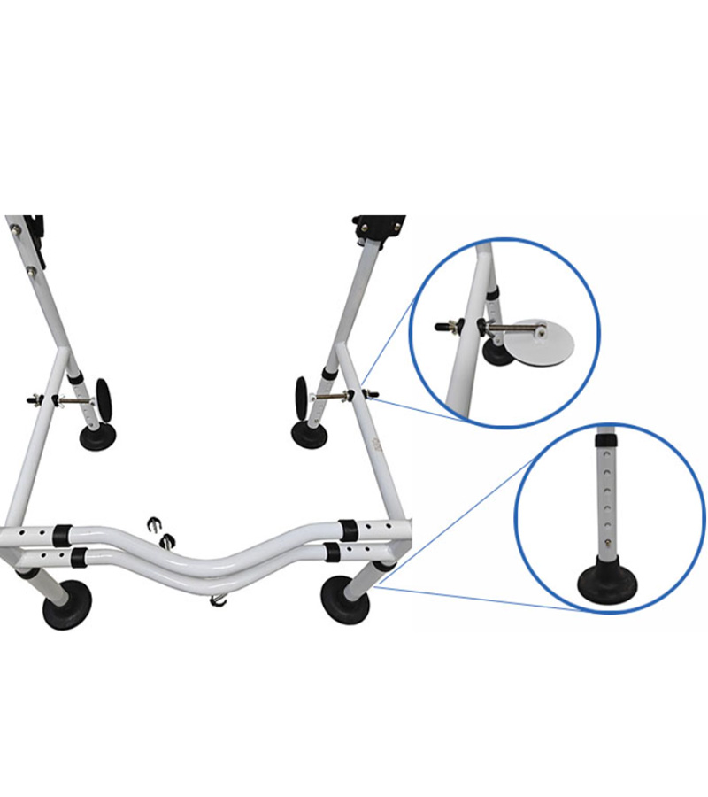 toilet frame safety rails