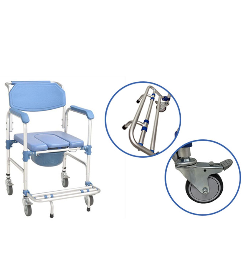 mobile toilet chair