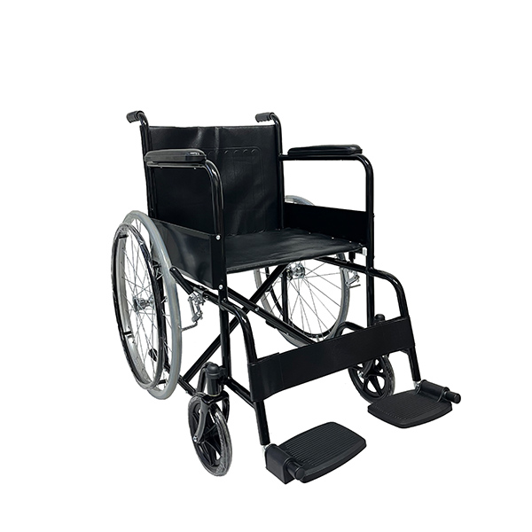심플 스틸 접이식 수동 경량 휠체어