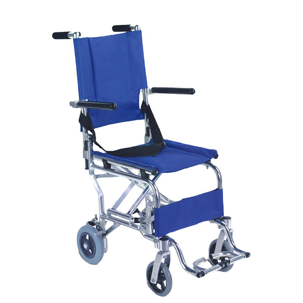 Light Weight Wheelchair Foldable Transport Wheelchair
