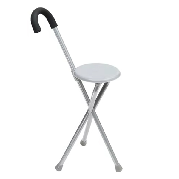 3 Fuß faltbare Gehhilfe-Sitzkrücken