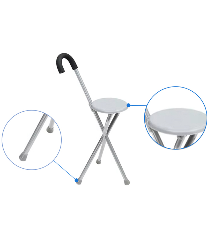 aluminum elderly crutch chair
