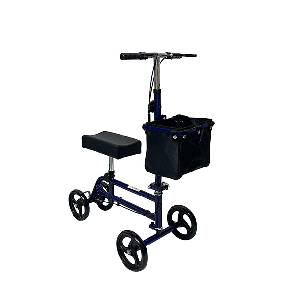 Justerbar hopfällbar knälöpningsscooter för vuxna