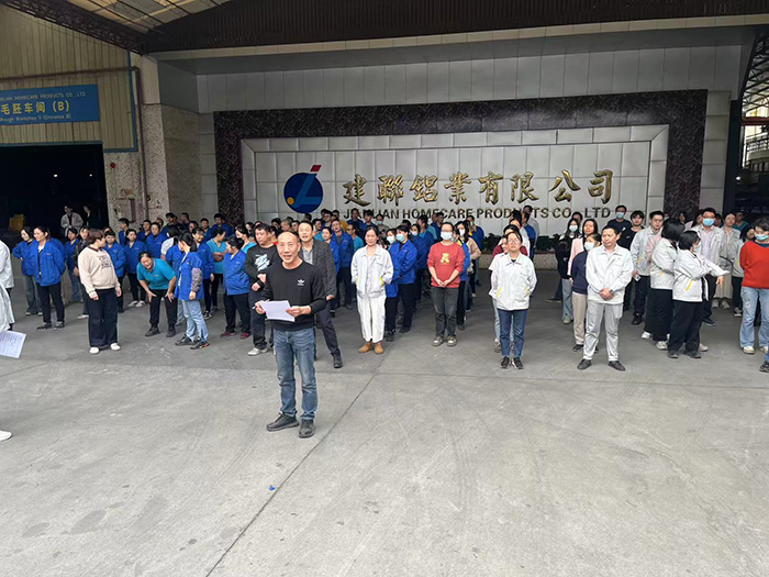 Matagumpay na naisagawa ang fire drill sa Jianlian Homecare.