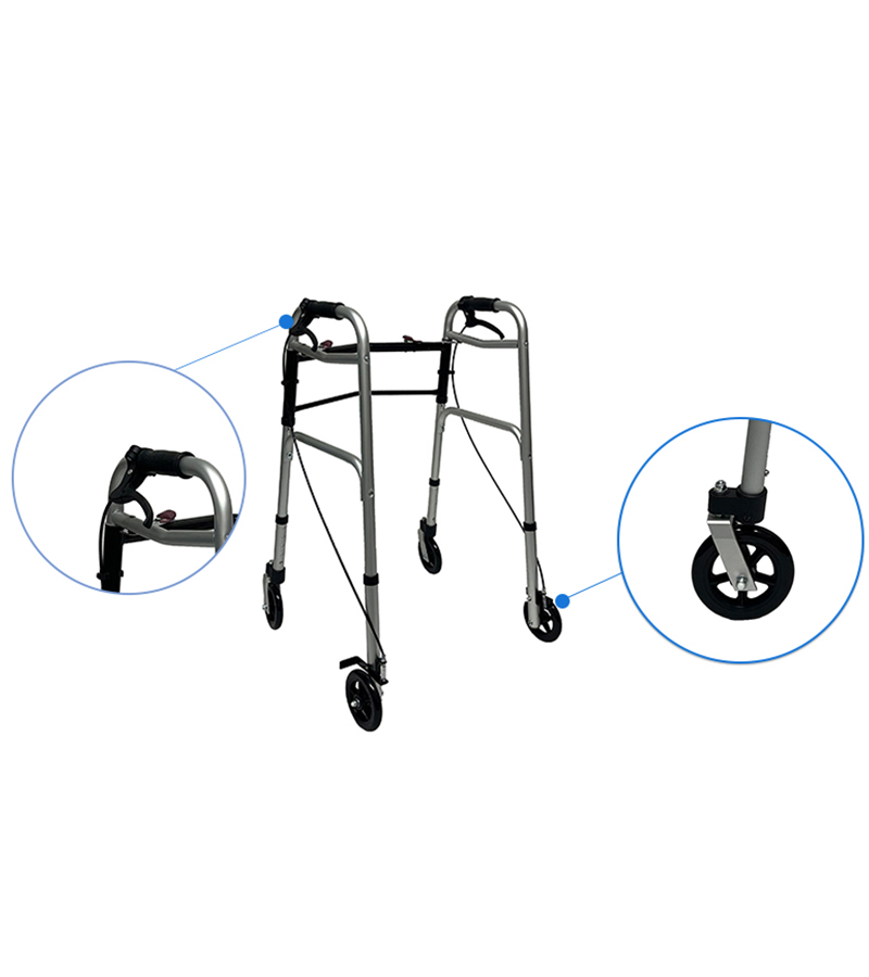 Adult Foldable Walker with Wheels