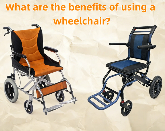 What are the benefits of using a wheelchair?