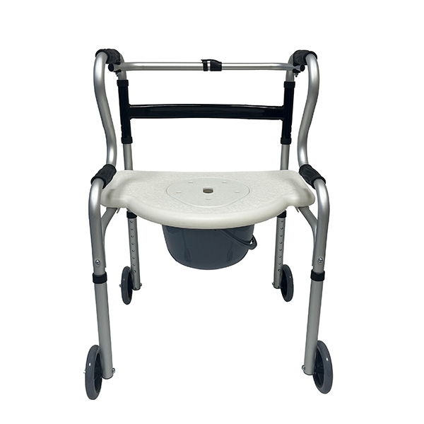 折りたたみ式4輪便器シャワーチェア歩行器,低価格折りたたみ式4輪便器 