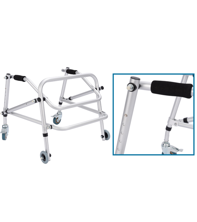 Portable Lightweight Adjustable Aluminum Pediatric Walker