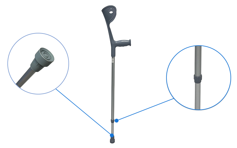 Elbow Brace and Cane