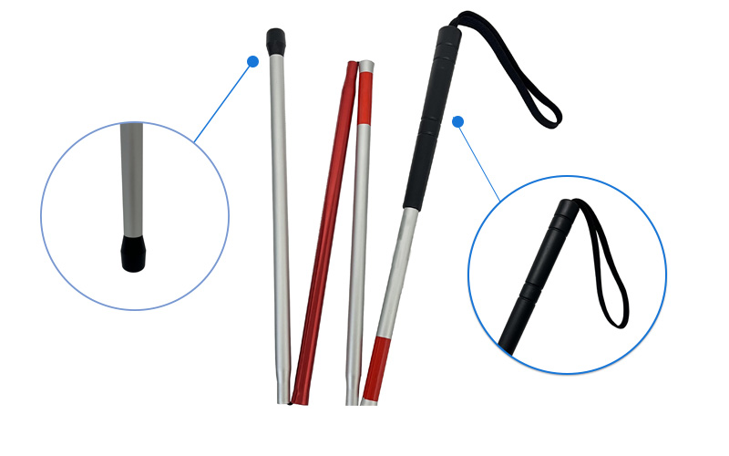 Lightweight Aluminum Alloy White Cane