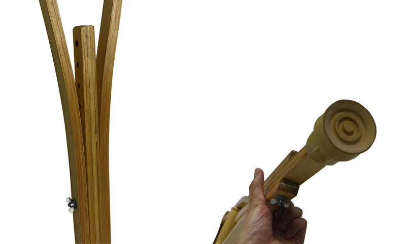 Lightweight Wooden Axillary Crutch