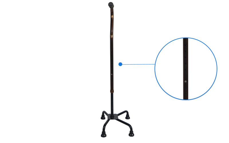 Adjustable Quad Cane Wide Base