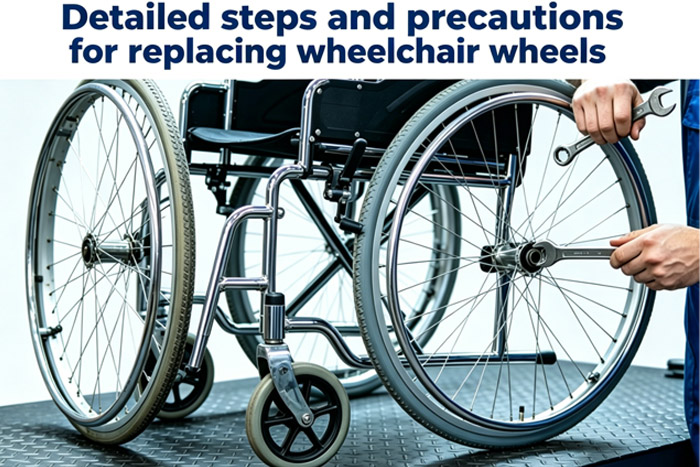 Detailed steps and precautions for replacing wheelchair wheels
