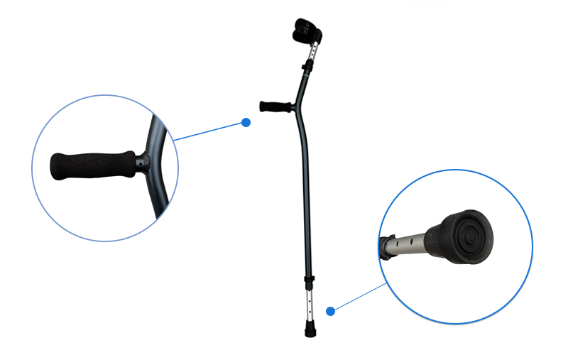 F-type forearm cane