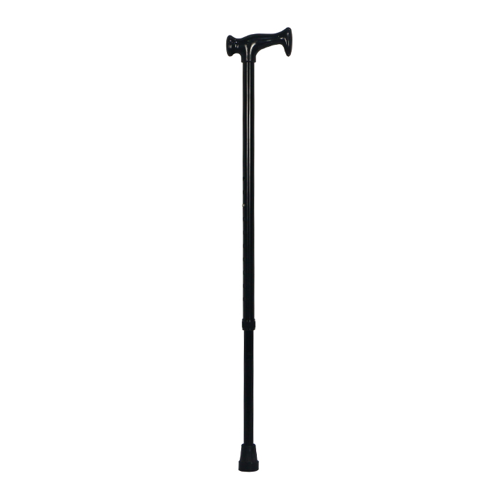 T-shaped ergonomic grip straight handle cane